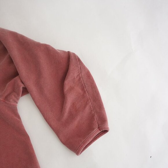 Vintage Allegro Maroon Button Collar 100% Cotton Lightweight Sweater XL - Picture 4 of 9